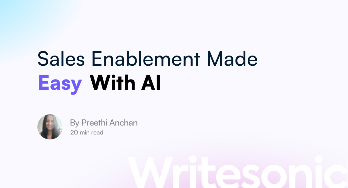 Guide to Creating Sales Enablement Content in Minutes with AI