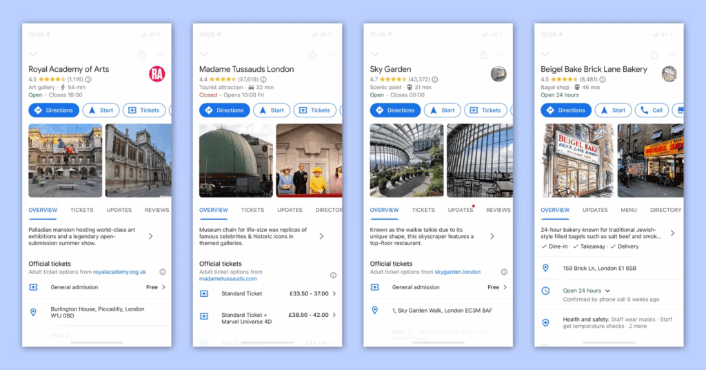 Google Business Profile for photographers